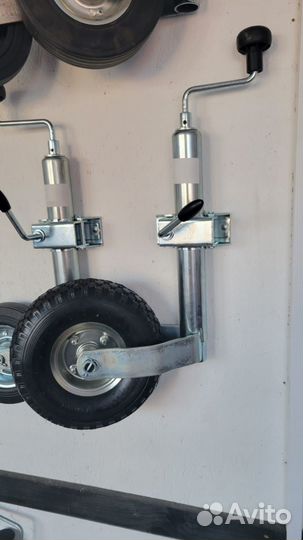 Опорные колёса и стойки для легкового прицепа