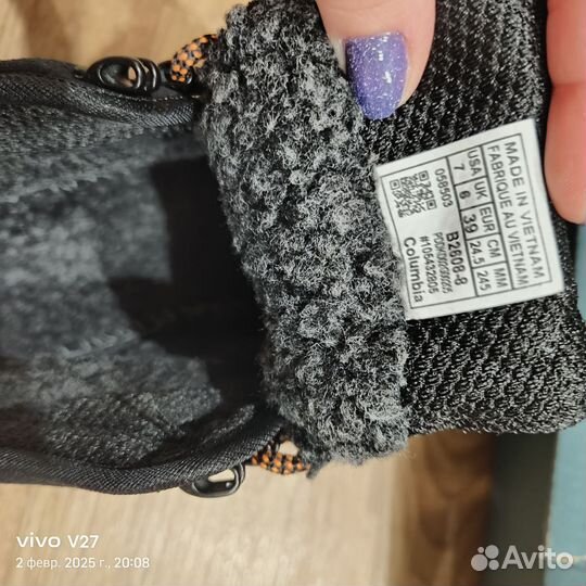 Кроссовки новые зимние Columbia Waterproof Люкс