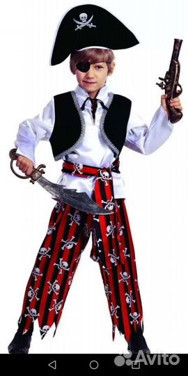 Прокат костюм пирата