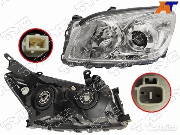 Фара toyota RAV4, toyota RAV4 A3 05-13