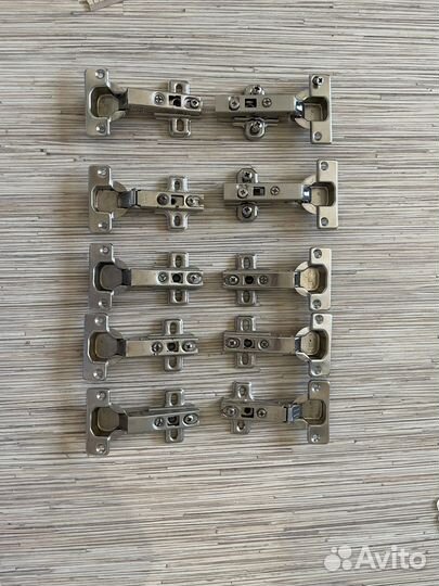 Петли новые и б/у - 8 шт