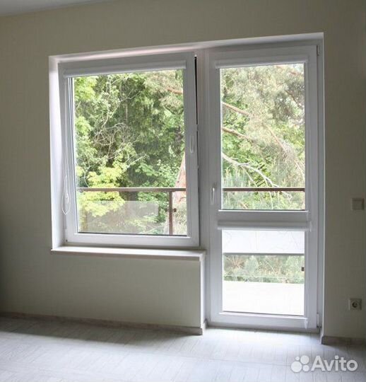 Балконный блок из пвх пластика