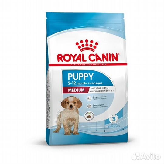 Сухой корм RC Medium Puppy для щенков, 3 кг