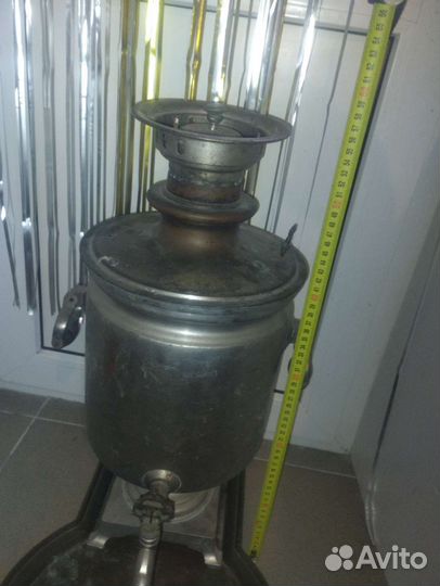 Самовар на дровах старинный
