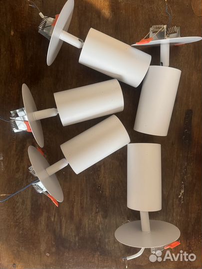 Точечные встраиваемые светильники б/у