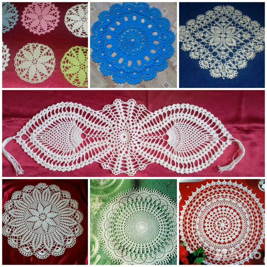 Подарок / вязаные салфетки