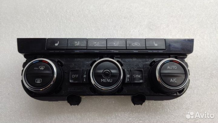 Блок управления климатом Skoda Octavia A7 cwva