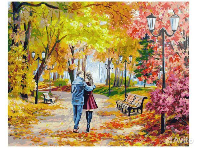 Картина пейзаж, натюрморт на холсте маслом