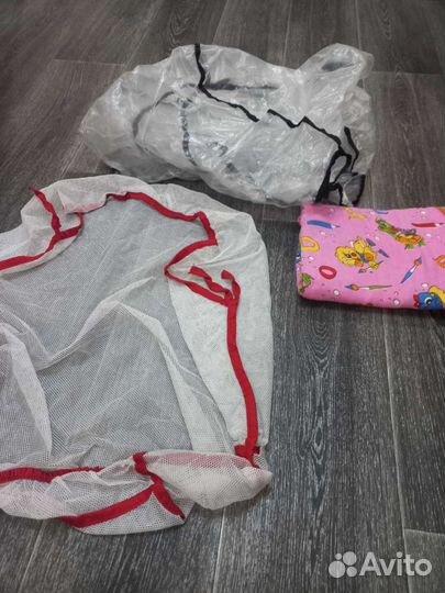 Пододеяльник детский, дождевик и сетка на коляску