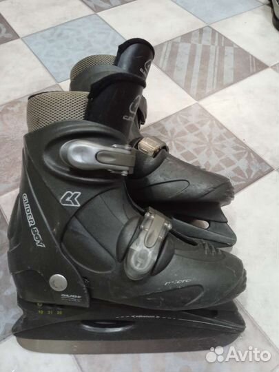 Лыжные ботинки, коньки детские