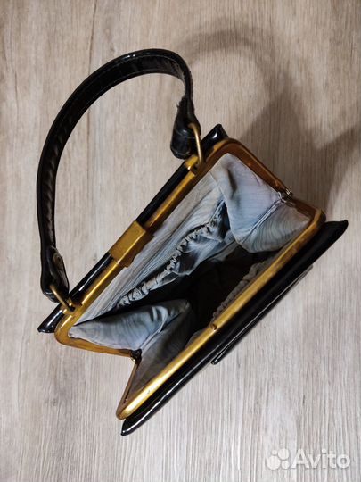 Сумка лакерованная винтаж СССР