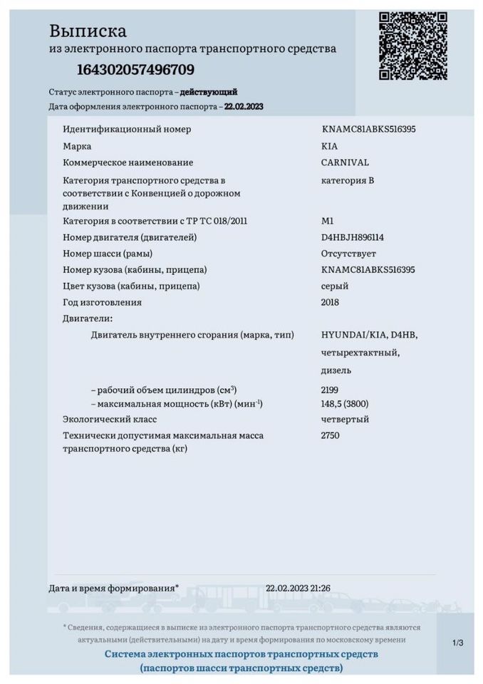 Kia Carnival: фото владельца