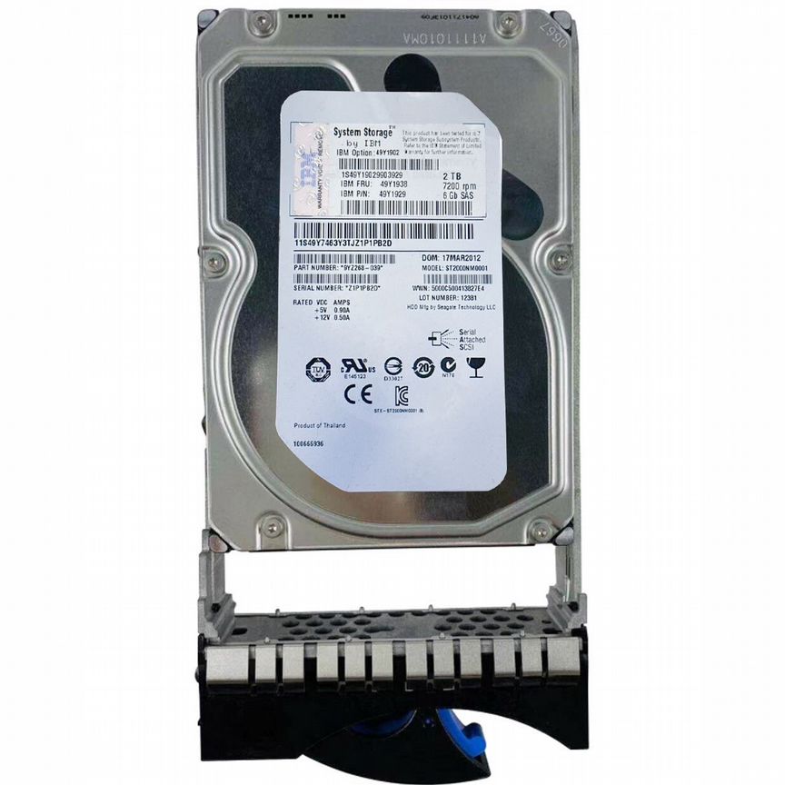 [49Y1902] Жесткий Диск Ibm 2tb 7200 Sas 3,5" Hdd 49y1902