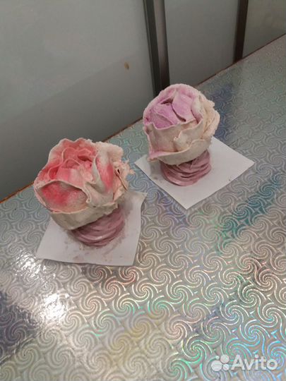 Цветы из зефира