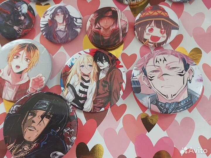 Значки с аниме