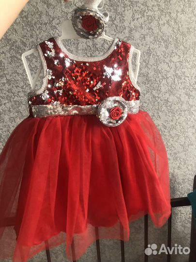 Платье для девочки 74 80