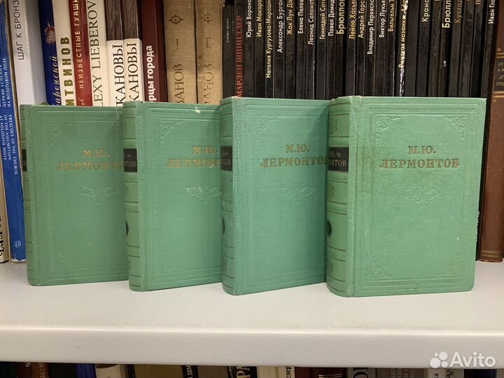 Лермонтов собрание сочинений в 4т 1958-59