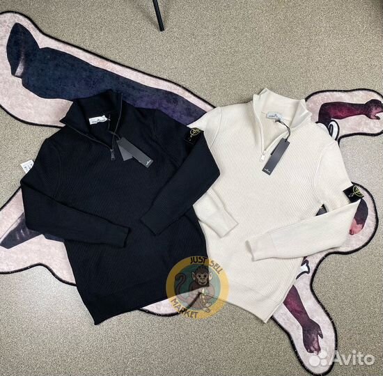 Stone Island джемпер 1/4 zip вязаный