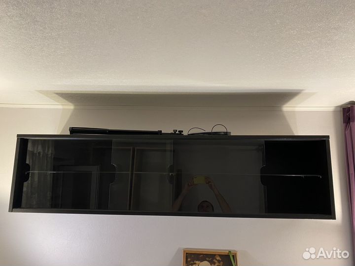 Полка настенная IKEA венге