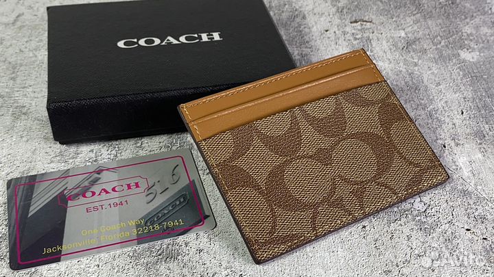 Coach картхолдер (визитница)