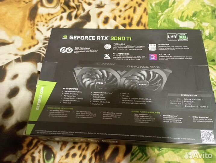 Видеокарта rtx 3060 ti