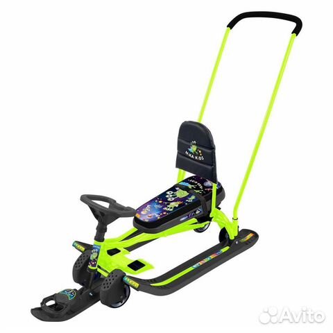 Новый Снегокат с колесами nika Тимка Спорт