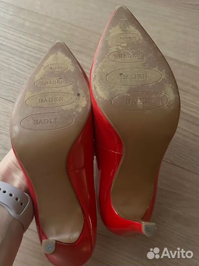 Туфли лодочки Baden красные