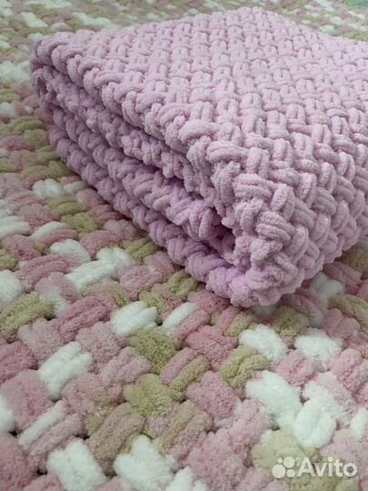 Плед детский плюшевый