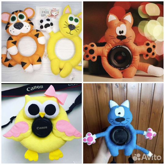 Игрушка-насадка на объектив фотоаппарата
