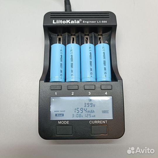 Аккумулятор Icr 18500 1600 mAh