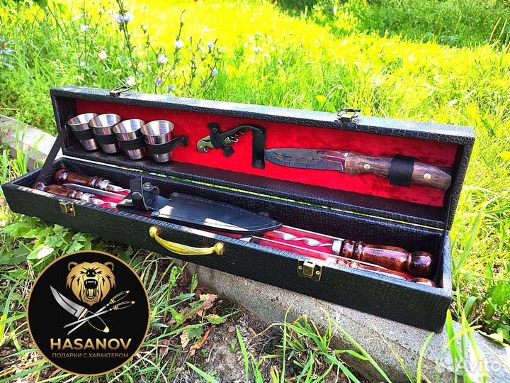 Подарочный набор для мужчины с шампурами