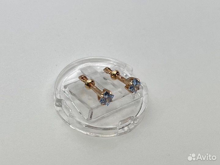 Золотые серьги