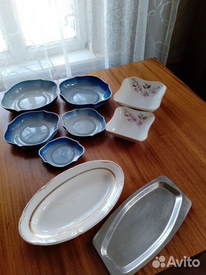 Тарелки, салатницы, селедочницы, ухватки