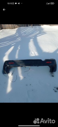 Задний бампер ваз 2011