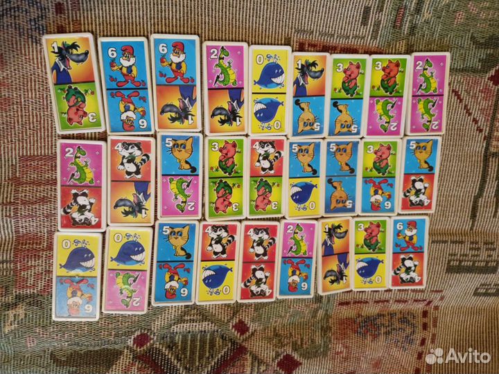 Домино детское, мультики СССР