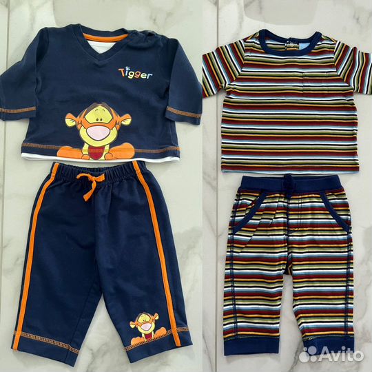 Костюмчики 3-6мес Disney asda Children place