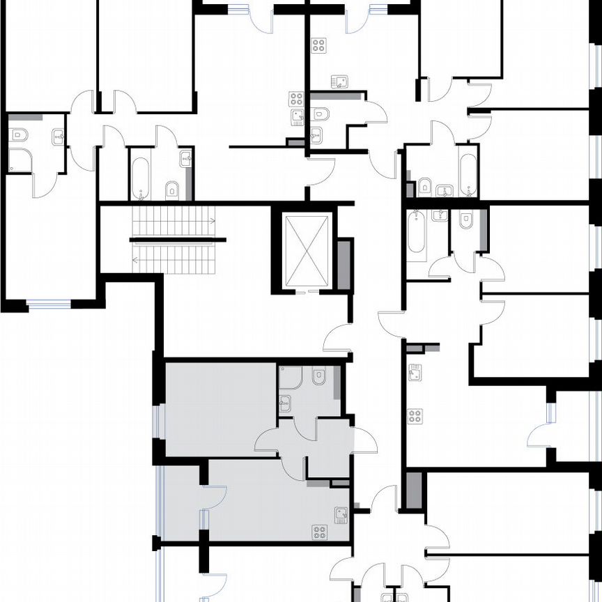 1-к. квартира, 34,1 м², 3/3 эт.