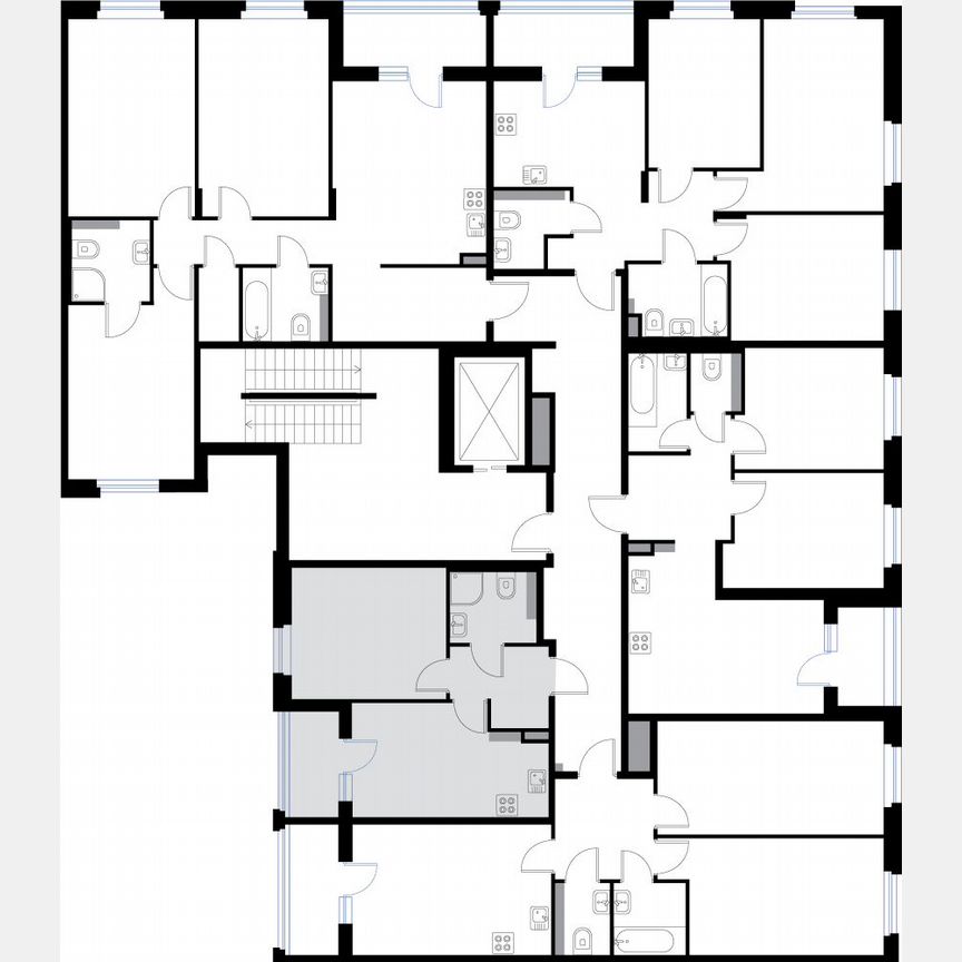 1-к. квартира, 34,1 м², 3/3 эт.