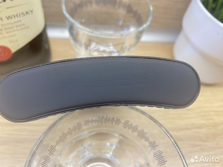 Фляжка Ballantines новая, нержавеющая сталь