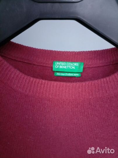 Свитер шерстяной мужской United colors of Benetton
