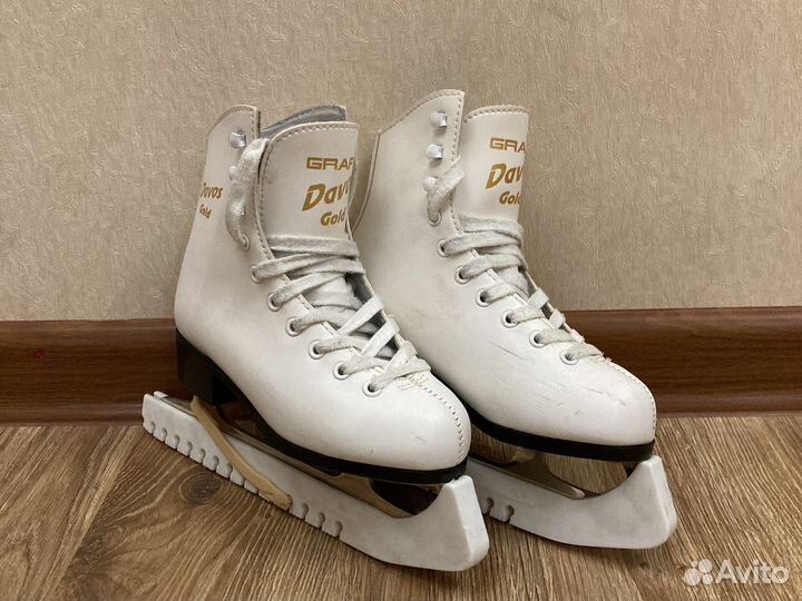 Коньки детские Graf Davos Gold размер 30