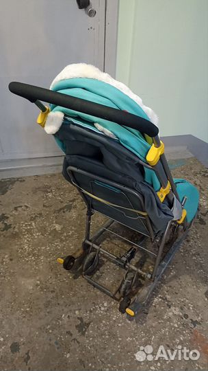 Детские санки коляска бу Nika