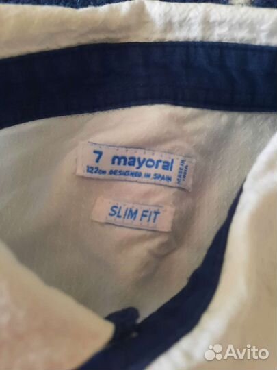 Рубашка школьная на мальчика 128