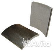 Накладка тормозная 220мм Lдуги202,5 толщина 16мм