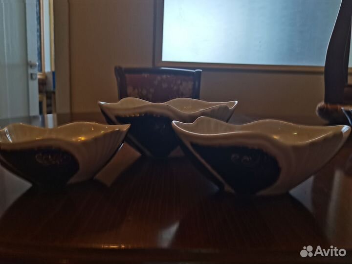 Набор салатников, кобальт