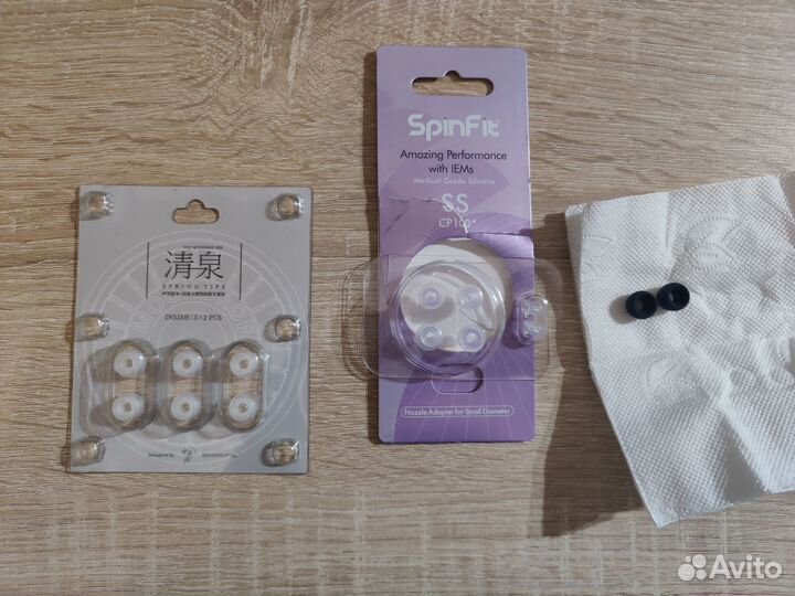 Амбушюры Divinus, SpinFit, Moondrop