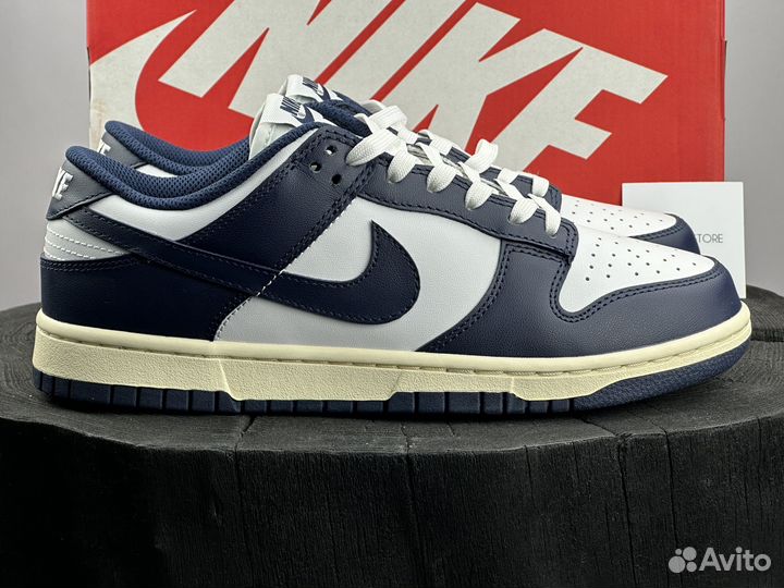 Кроссовки Nike Dunk Low Vintage Navy