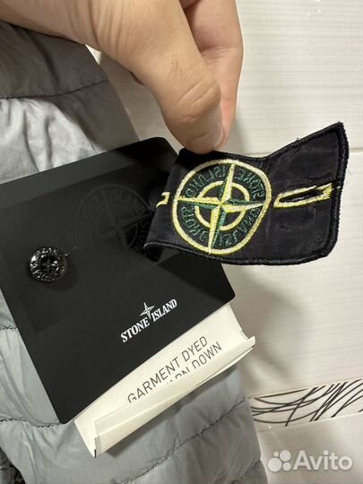 Stone island микропуховик micro yarn down оригинал