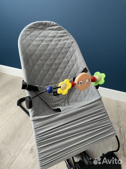 Шезлонг детский кресло-качалка для новорожденных