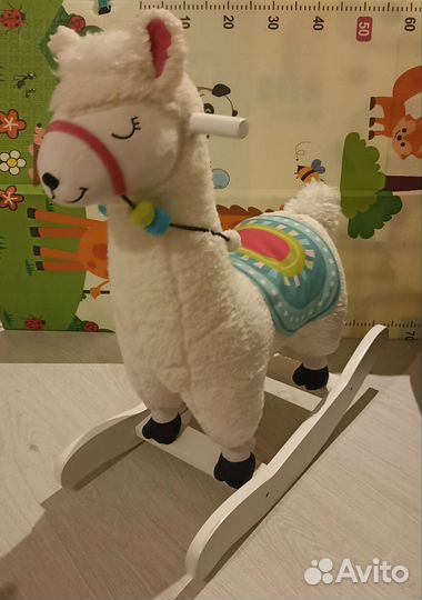 Детская качалка лама